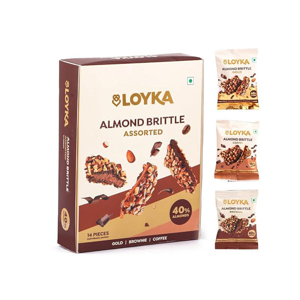 Almond Brittle Assorted 14 Pcs Box