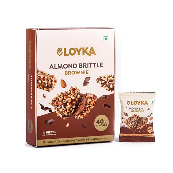 Almond Brittle Brownie 14 Pcs Box