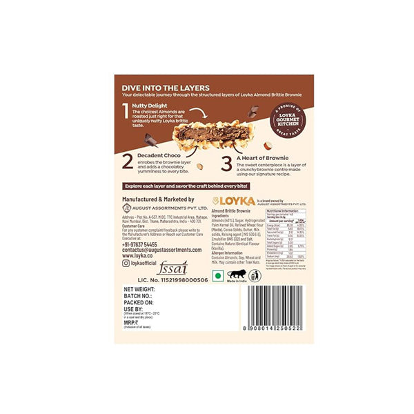Almond Brittle Brownie 14 Pcs Box