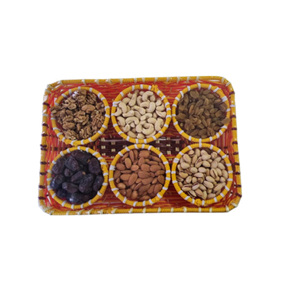 Basket of Tasty Dry Fruits