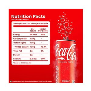 Coca Cola Original Taste Soft Drink, 330 ml Can
