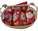 Decorative Mesh Wired Dry Fruits Gift Hamper Basket