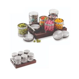 Jvl Woodlawn Dry Fruit Set Round